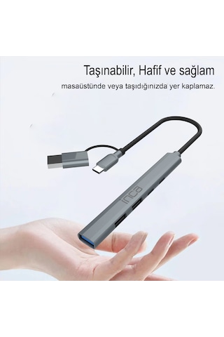Inca Iutp-06tx Usb 3.0 & Type-c 3.1 Hub 1 X Usb 3.0 +2 X Usb+type