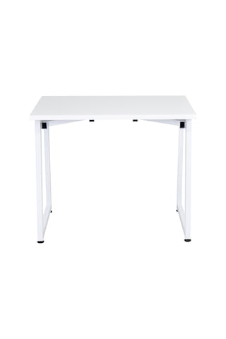 Vilinze Biga Sabit Mdf Metal Ayak Çalışma Ofis Masası - 60x90 Cm Beyaz