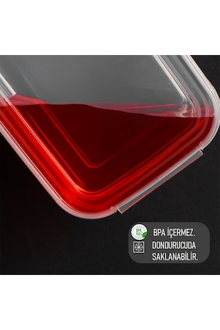 Porsima 4302 10'lu Buzluk Düzenleyici Saklama Kabı 2-1 Lt Şeffaf