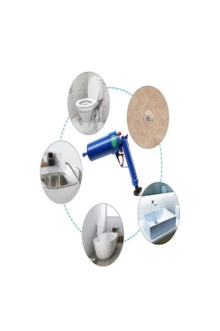 Maxilife Air Blaster Mutfak Tuvalet Lavabo Banyo Yüksek Basınçlı Püskürtücü Tıkanıklık Giderici Diğer