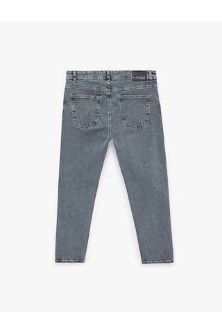 Koton Regular Fit Normal Bel Cepli Tapered Jean Pantolon - Joe Jean İndigo Stone 6sam40158nd İndigo - Taş
