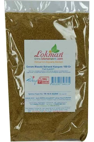 Garam Masala Baharat Karışımı 100 Gr Paket