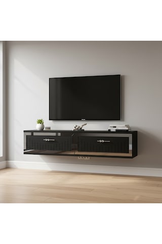 Tda1206ag Tuna120 Duvara Montaj Tv Stand Antrasit-gold 120cm