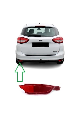 Ford C-Max Arka Tampon Reflektör Takımı Sağ-Sol 2011/2018