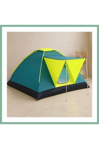 Bşkvirgo 3 Kişilik Kamp Çadırı 210x210x210 Cm Bsk2026 Çok Renkli