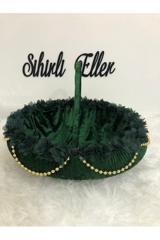 Sihirliellerr Lazer Güllü Kına Tepsi Sepet