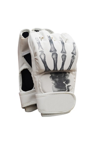 Reedark Erkekler İçin Savaşçı Kaplan Pençe Yarım Parmaklı Eldiven, Sanda Ve Boks İçin Zırhlı, Sert Zeminlerde Kullanıma Uygun Siyah Siyah