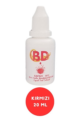 Bd Sıvı Gıda Boyası 20 Ml Kırmızı