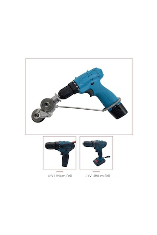Kosona Lityum Akülü Matkap Uyumlu Metal Kesici Aracı - Çelik/alüminyum/ Bakır Levha Kesim Uygulaması 0.8-1.5mm Kapasite