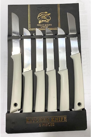 Cooker Ckr-2959 6'lı Meyve Bıçağı Sarı