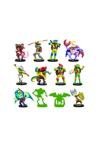 Tmnt Figürlü Kalem Başlığı 12'li Paket Model 1 Nt2080