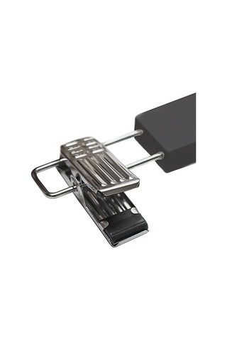 Homedecor Klipsli Ahşap Pantolon Askısı 3'lü Set 345078140 Siyah