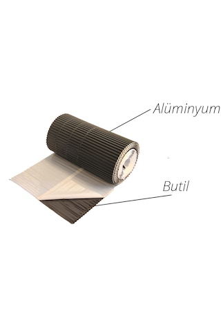 Kaproflex Butil Baca & Duvar Dibi Su Yalıtım Bandı Antrasit Gri 300 Mm X 5 M