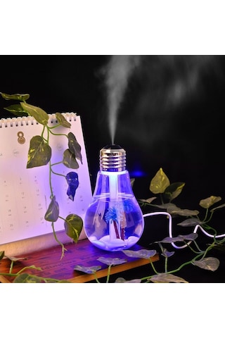Night Light Bulb  Humidifier Mini Ampul Nemlendirici Usb Girişli
