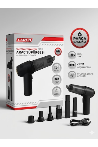 Şarjlı Araç Süpürgesi 60w Crb-090901 1