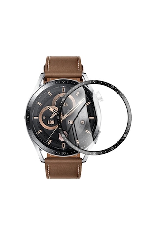 Huawei Watch Gt 3 46MM Ekran Koruyucu 3D Kavisli Tam Kaplama PMMA