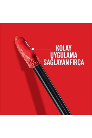 Maybelline New York Super Stay Vinyl Ink Uzun Süre Kalıcı Şeftali Tonlu Likit Parlak Ruj 15 00