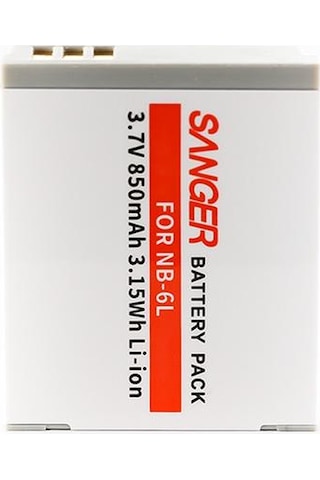 Sanger Nb 6L Canon Fotoğraf Makinesi Batarya