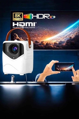Taşınabilir Android Projeksiyon Wifi Destekli 4k Multimedia Tabanlı Ev Ve Ofis Tipi 38343702