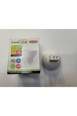 Forlife Fl-1652m 7 Watt Beyaz Mr16 İğne Bacaklı Led Spot Ampulü