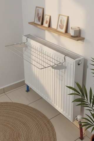 Kurufer 5 Telli Petek Üstü Çamaşır Kurutmalık Askısı Banyo İçi Kalorifer Kurutmalık 60 cm