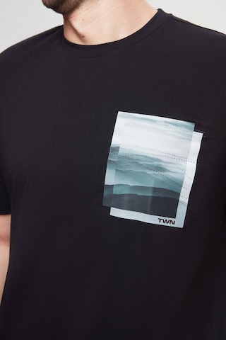 D's Damat Oversize Siyah Baskılı %100 Pamuk T-shirt 2EC14ORT05210 Siyah