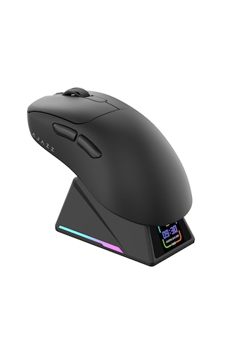 Aj179 P Mc Pro Tft Ekranlı Şarj İstasyonlu 24.000 Dpı Paw 3311 Oyuncu Mouse Aj179 P Mc Pro - Siyah