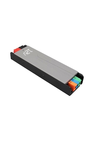 Powermaster Pm-26839 12 Volt 10 Amper 120 Watt Slim Metal Kasa Adaptör Voltaj Göstergeli 189x51x27mm
