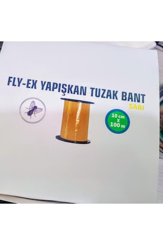 Fly-ex Yapışkan Tuzak Bant 10 CM x 100 M