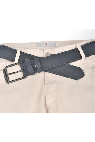 Deepsea Erkek Lacivert 4 Cm Eninde Spor Nubuk Kemer Suni Nubuk Deri Kemer 2402639 Lacivert