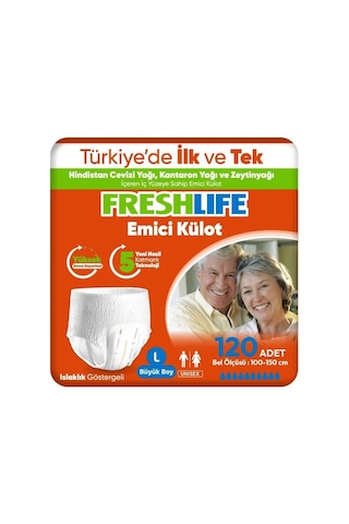 Freshlife Large Emici Külot 30 Lu 4 Paket 120 Adet L