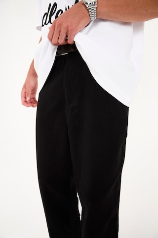 Rocqerx R-4419 Fermuarlı Baggy Pantolon Siyah