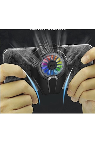 Dl06 Ultra Güçlü Telefon Soğutucu Fan Seramik Turbo Soğutma Oppo Vivo Telefonlara Tam Uyumlu