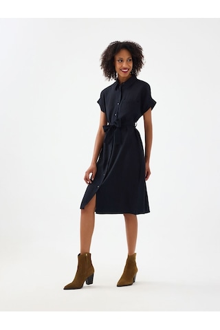 LOFT Loose Fit Kadın Elbise Lf2038352 Q1.v1 Siyah