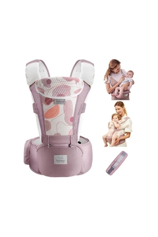 Bebear Store Bebek Taşıyıcı 0-36 Ay Için 3d Air Mesh Sırt Çantası Portbebe Çok Renkli