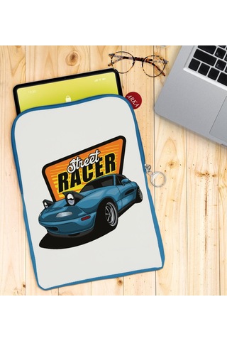 Bk Gift Street RAcer Uyumlu Tasarımlı Taşınabilir Koruyucu Tablet Kılıfı