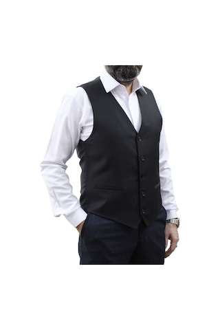 Mentor Regalo V Yaka Siyah Yelek 50200