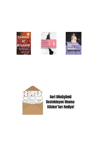 Mandarinler + Sartre A Mektuplar 1: 1930-1939 + Konuk Kız + Okuma Sticker'ları