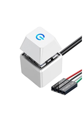 Pc Led Işıklı Harici Başlatma Güç Açma Kapama Düğmesi Anakart 1.8