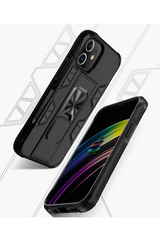 Apple Uyumlu iPhone 12 Mini Kılıf Zore Volve Kapak Kırmızı