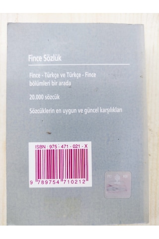 Fono Fince Cep Sözlüğü