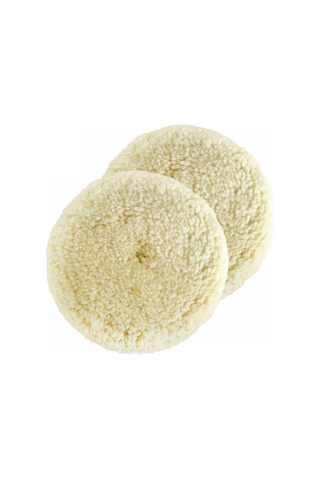 2 Adet Parlatma Pedleri Doğal Yün Parlatma Pedi Kiti E21470-7