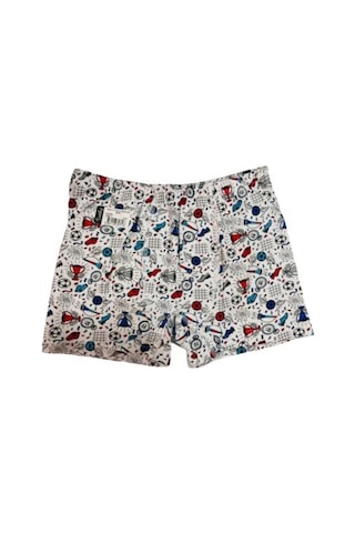 Tutku 0254 Erkek Çocuk Empirme Desenli Boxer 6 Adet KARIŞIK RENK