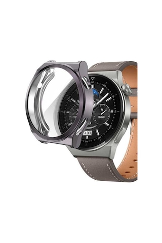 Huawei Watch Gt 3 Pro 43mm Mkst Watch Gard 02 Koruyucu Silikon - Gri