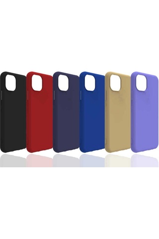 Apple iPhone Uyumlu 13 Csm Zore Biye Silikon lacivert