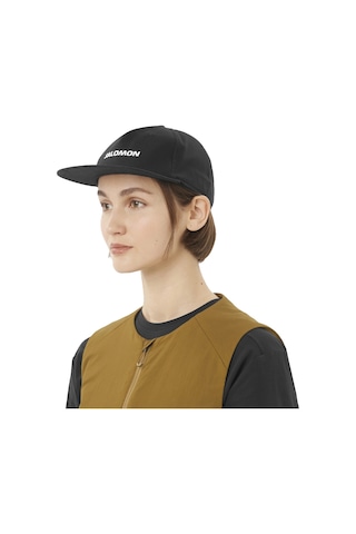 Salomon Salomon Logo Flat Cap Unisex Siyah Şapka 27180 Siyah