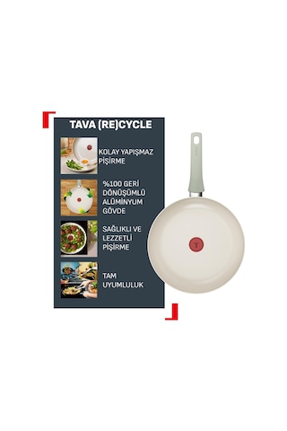 Tefal Re Cycle Tava - 24 Cm Yeşil