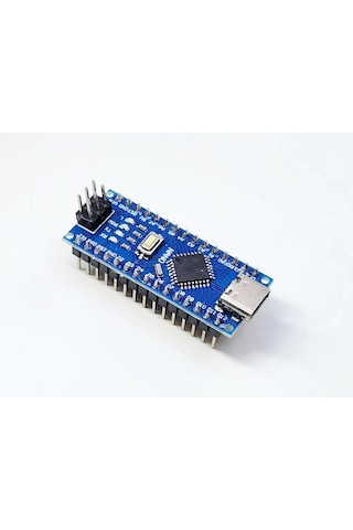 Arduino Nano Ch340 Chip Klon - Type C Lehimlenmiş