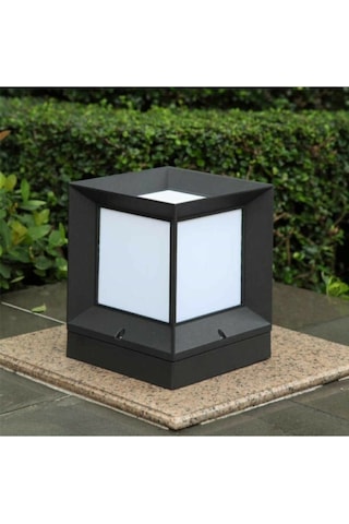 Kare Küp Bahçe Aydınlatma Armatürü - Set Üstü Dekoratif Aplik Diğer