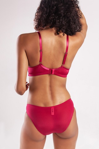Etiler Collection Golshan Garland Big Size Plunge Bra, Şarap Rengi Konforlu Ve Şık Sütyen Çok renkli